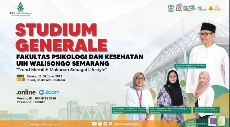 Dosen BK Unila Menjadi Narasumber Studium Generale di UIN Walisongo Semarang